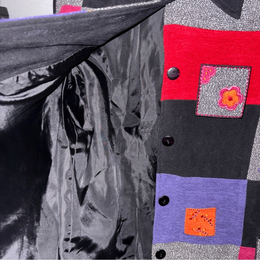 Vintage Koret Women's Patchwork Jacket - Multicol… - image 5